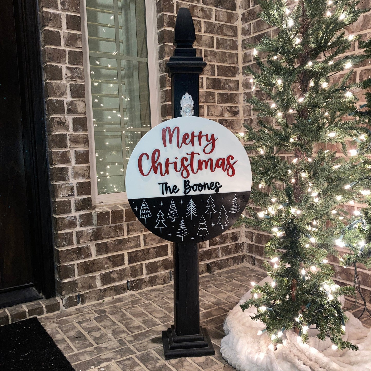 3D Christmas Sign (round) Success