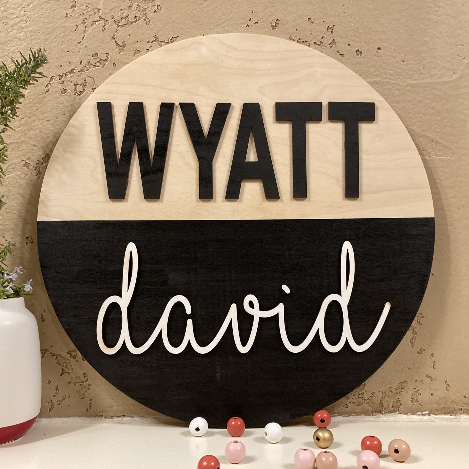 3D Name Sign (boy)