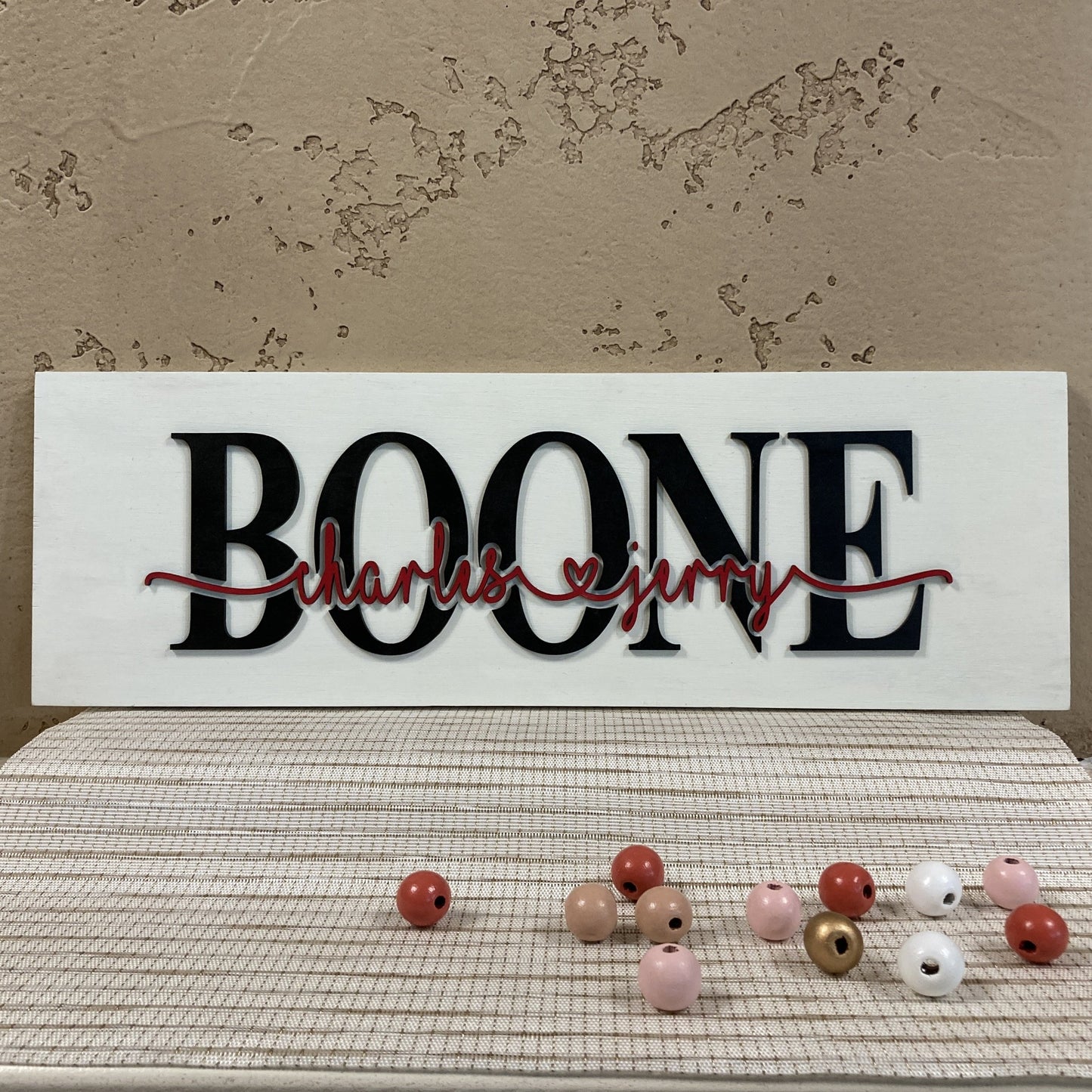 3D Name Sign (rectangle)