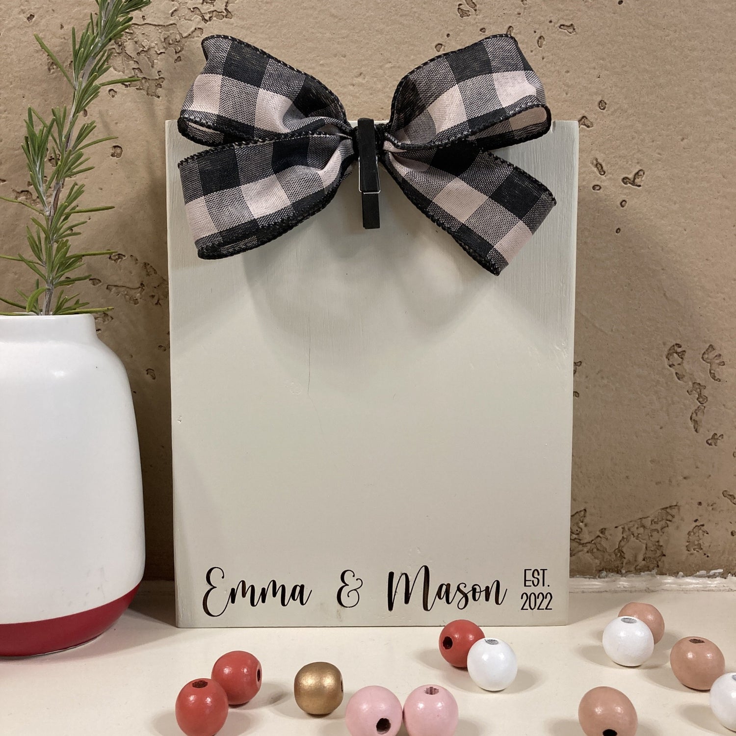 Engraved Photo Block (Marriage)