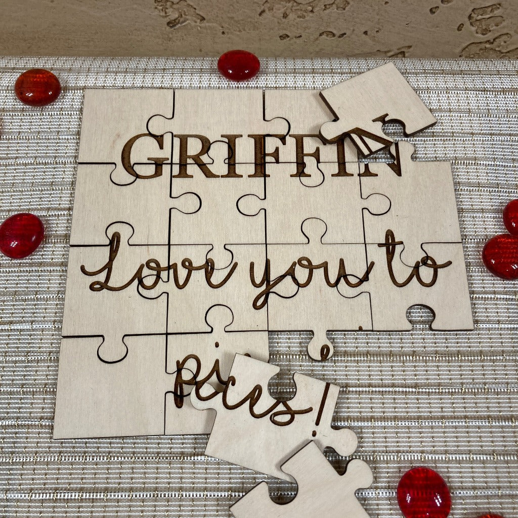 Personalized Valentine Puzzle