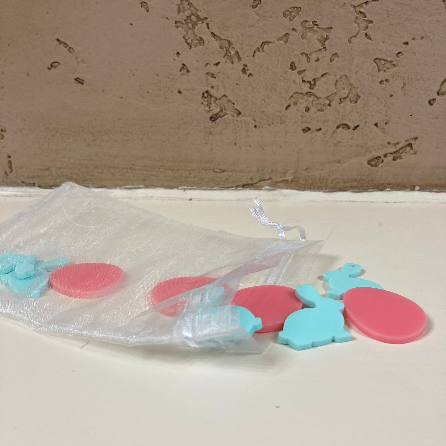 Easter-themed Tic Tac Toe pieces