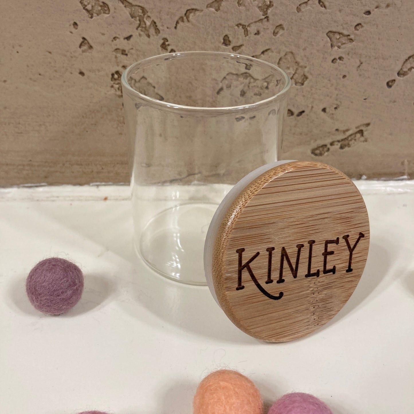 Personalized Glass Jar (mini)