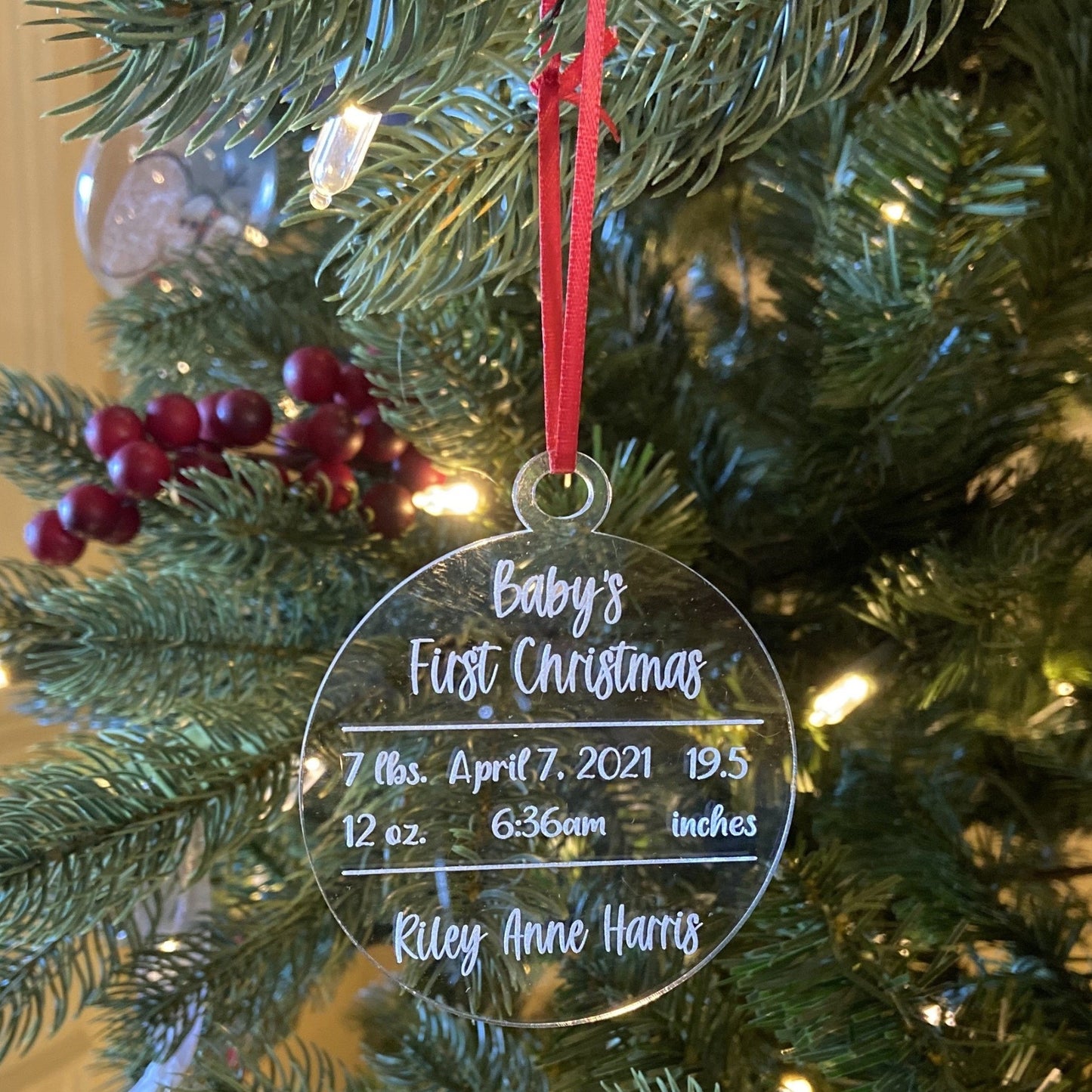 Baby's 1st Christmas Ornament