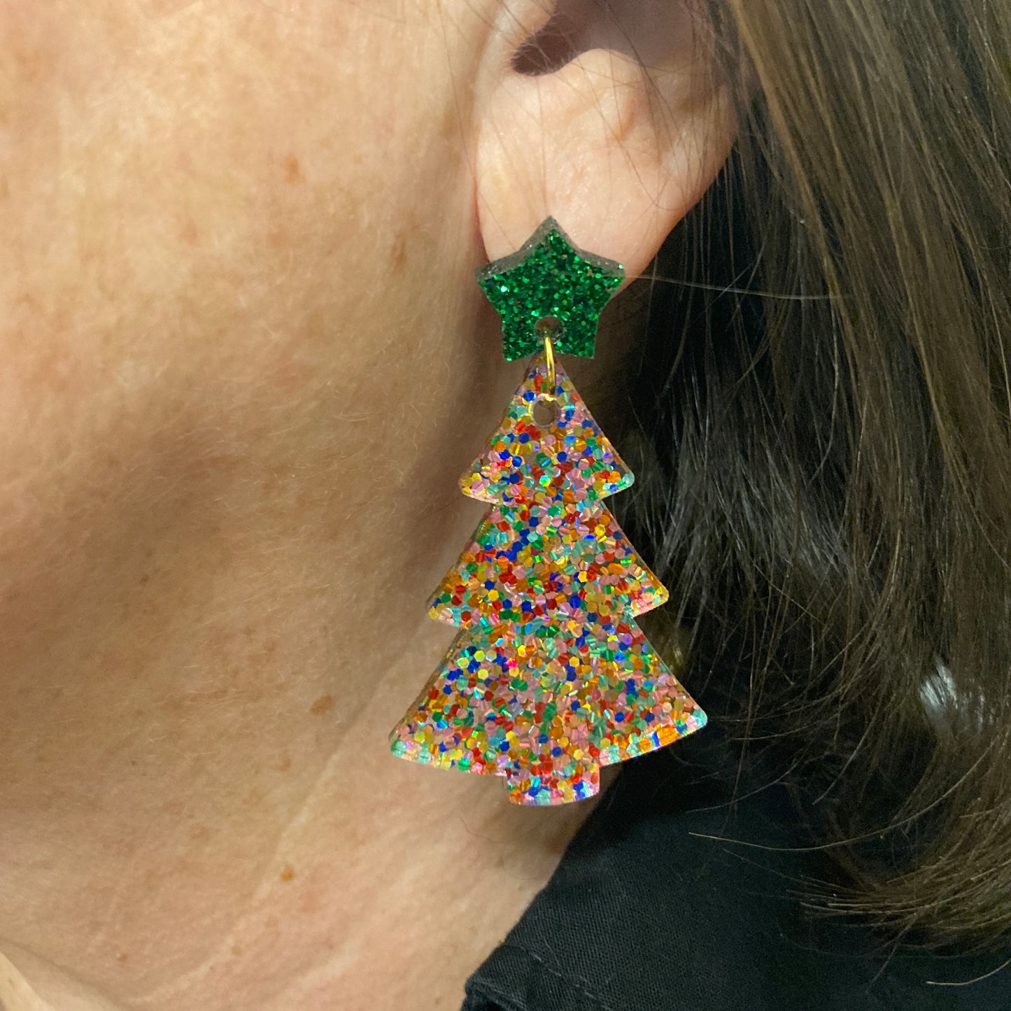 Christmas earrings