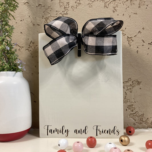 Engraved Photo Block (Family & Friends)