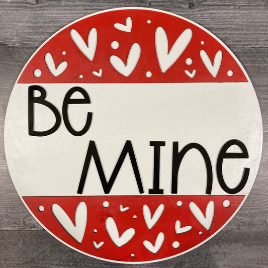 3D Valentine Sign (round)