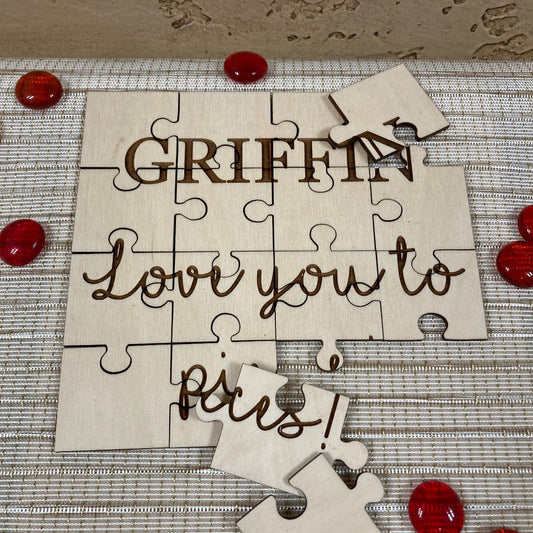 Personalized Valentine Puzzle