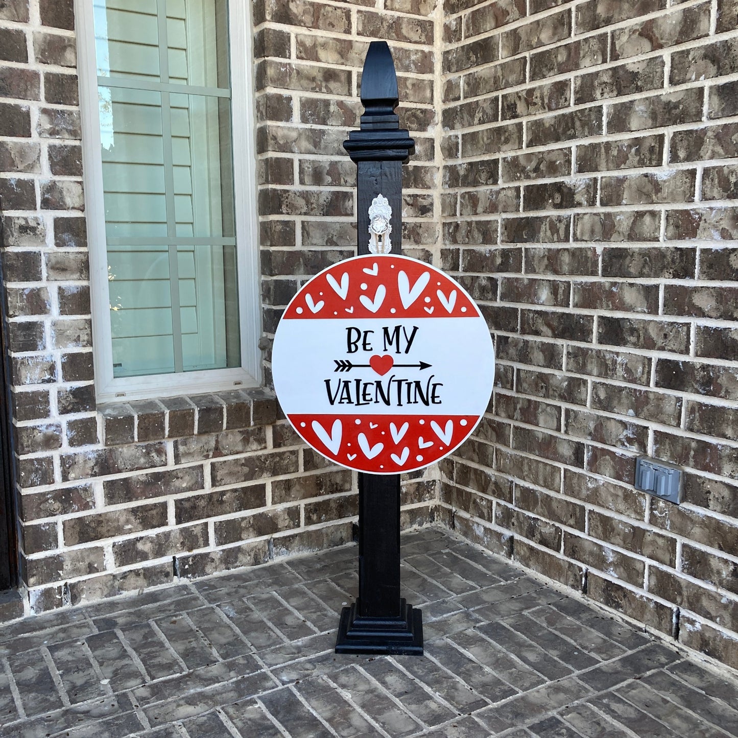 3D Hearts Sign (round)