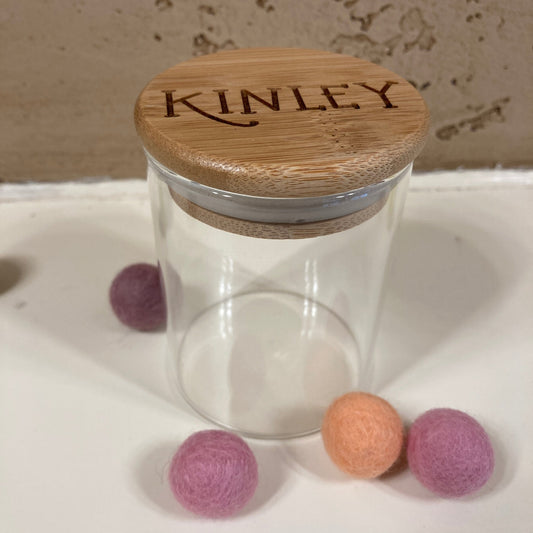 Personalized Glass Jar (mini)