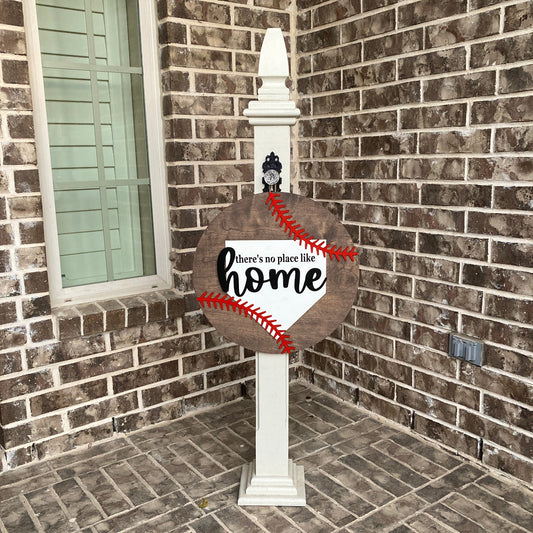 3D No Place Like Home Sign (round)
