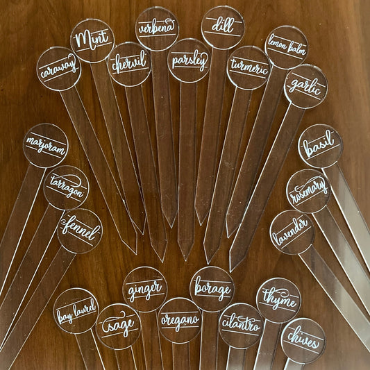 Engraved Garden Marker Set