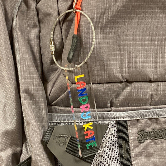Personalized Backpack Tag (rectangle)