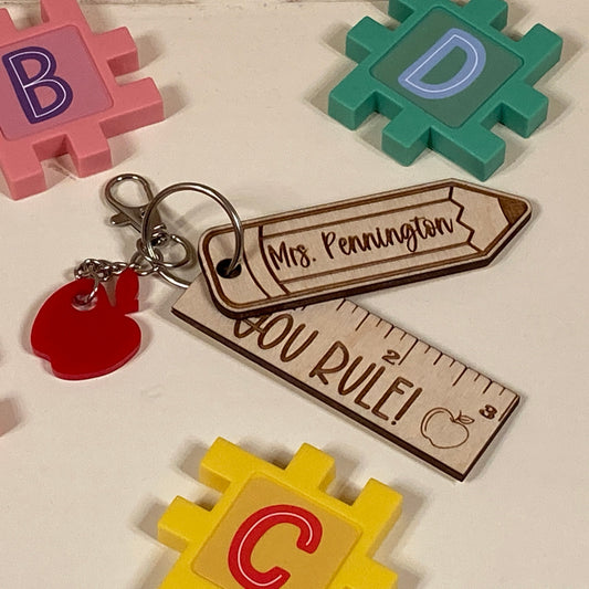 Teacher keychain