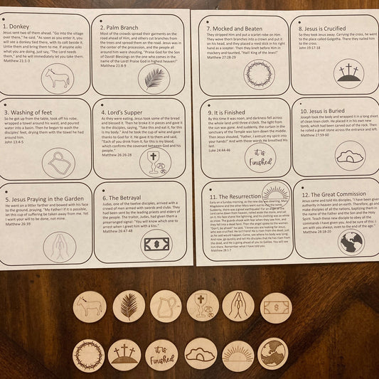 Easter Bible Story Tokens & Cards